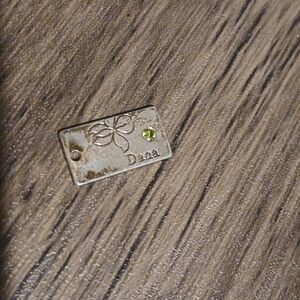 Sterling Silver Name Pendant "Dana" Vintage Beautiful